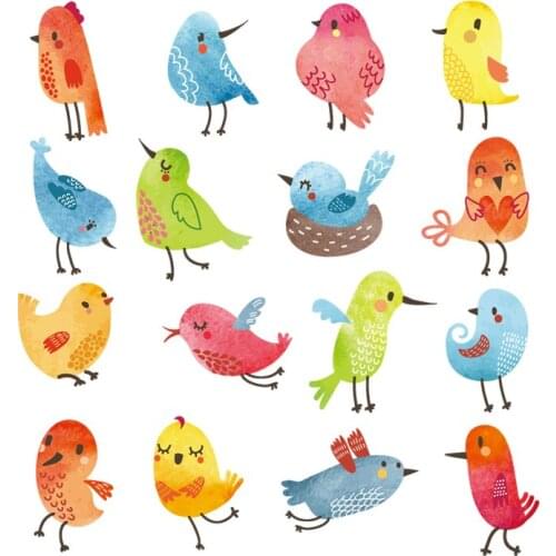 Beautiful chick Stickers Diy Appliqued For Girls Clothing Easy Use Washable A-Level Heat Transfer Vinyl Parches Set Iron-On Patc