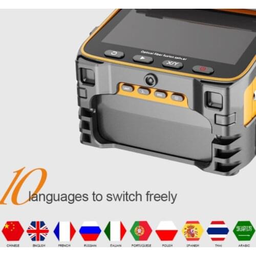 NK3200D 5inch TFT AI-9 Fiber Fusion Splicer Machine Optical /OTDR Power Meter OPM VFL Light Source 10 Languages to Switch Freely
