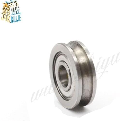 Free shipping 10pcs U604ZZ SZU4-13 604UU U groove deep groove ball bearing 4x13x4mm Walking guide rail bearings for 3D printer