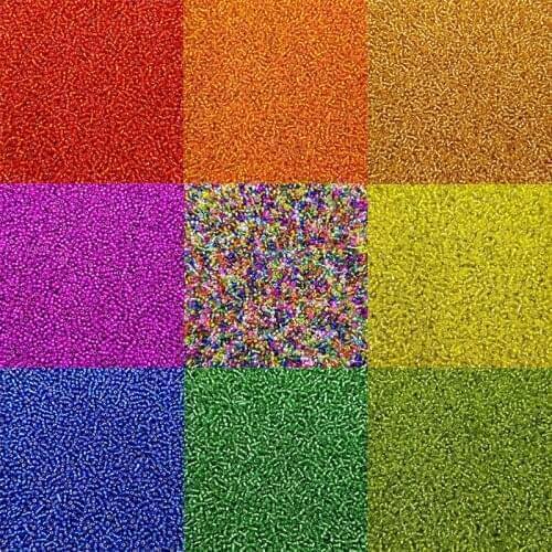 Hot 1000 PCS/Pack Sale 15 Colors Columniform Glass DIY For Necklace Bracelets Charming Loose Beads