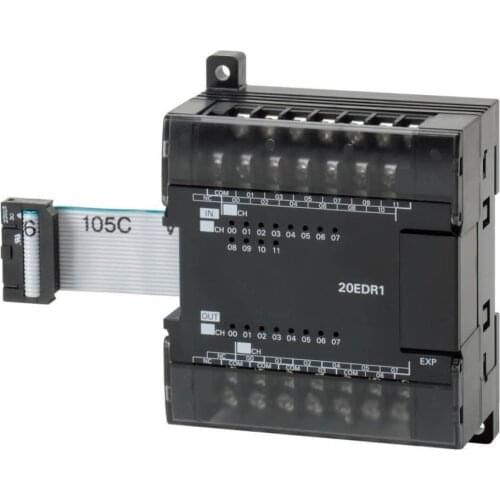 CP1W-20EDR1 I/O expansion unit, 12 x 24 VDC inputs, 8 x relay outputs 2 A