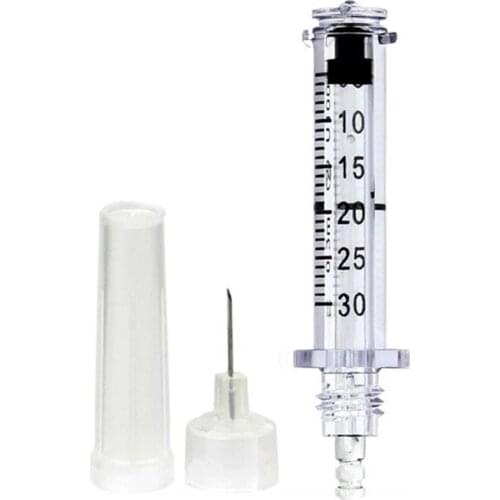Syringe Hyaluron Pen Ampoule Bottle High Pressure Hyaluron Gun Sterilized Disposable Syringe Medical needle 6pcs SFDA