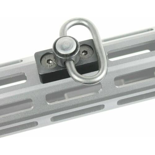 Tactical gun ar 15 accessories M4 Universal 1.25" M-LOK sling mount kit with Push Button QD Sling Swivel for hunting airsoft