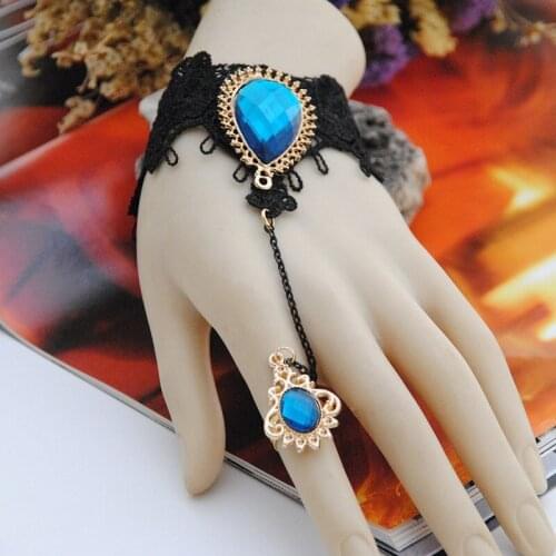 Handmade Vintage Lace Bracelets & Bangles Party Wrist Jewelry Women Accessories Gothic Jewelry Bracelet for Women