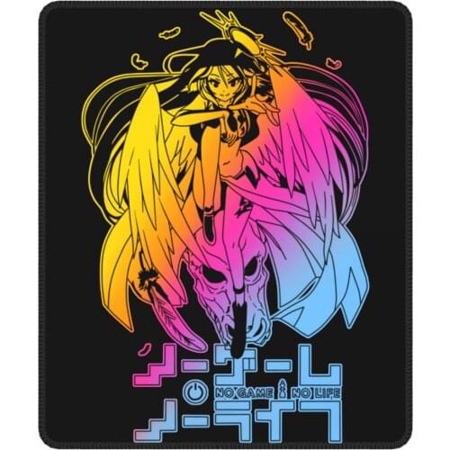No Game No Life Crazy Mouse Pad Waterproof MousePad Rubber Office Home Deco Mat