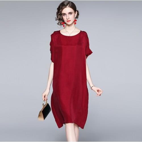 YIHERMI Solid Summer Dresses