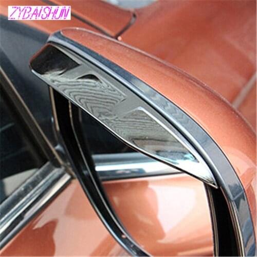 ZYBAISHUN Car rear view mirror rain eyebrow auto parts Cover for Mitsubishi ASX 2011-2013
