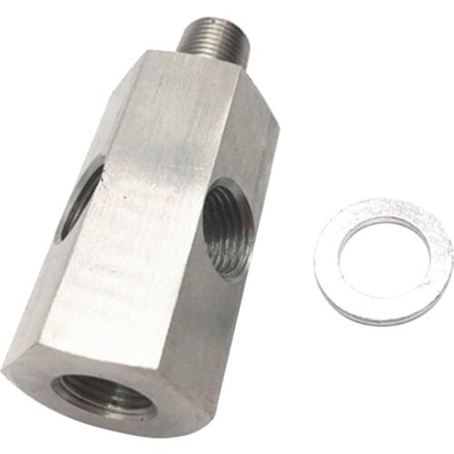1/8 inches BSPT Oil Pressure Sensor Tee to NPT Adapter Simple Installation,Professional Accessories