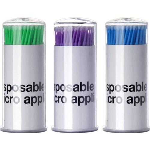 1000PCS/Lot Disposable Micro Brush Applicators Eyelash Extension Tools Grafting Remove False Eyelashes Cotton Swab