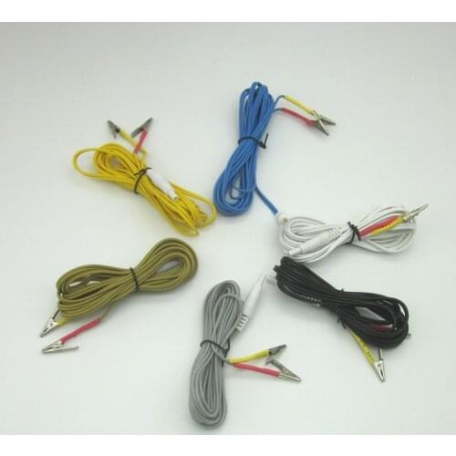 6pcs/lot Therapy clip / pin cable parts for SDZ-II SDZ-III SDZ-IIB Electrical nerve muscle stimulator