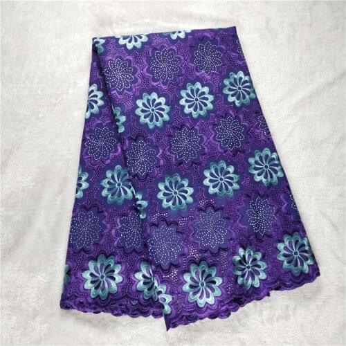 African Lace Fabric Swiss Cotton Lace 100%Cotton Swiss Voile Lace In Switzerland Dubai Fabrics For Wedding Dresses 5Yards