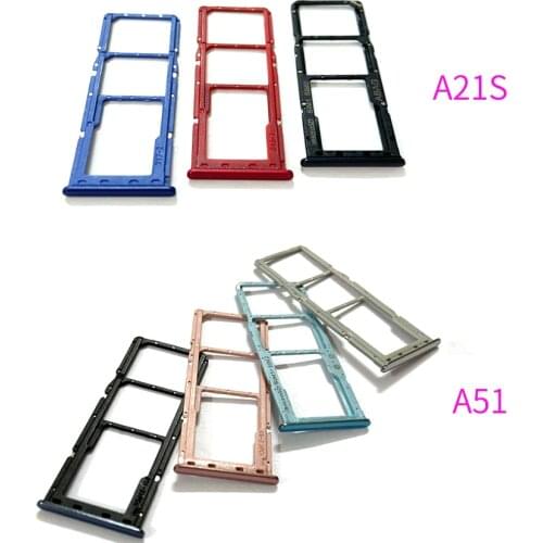 100pcs For Samsung Galaxy A01 Core A11 A21S A31 A41 A51 A71 SIM Card Tray Slot Holder