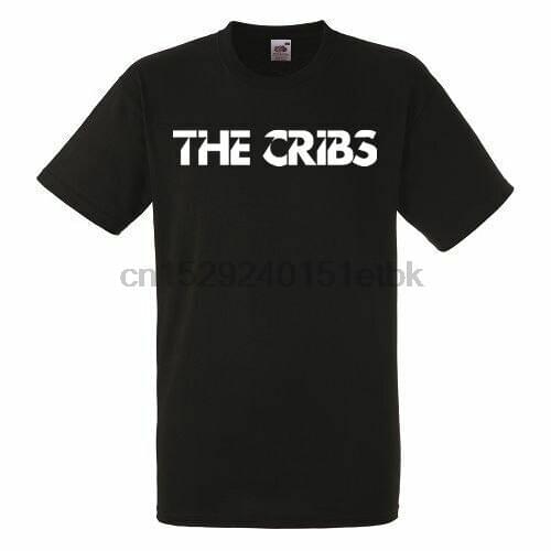 The Cribs Logo Black T-shirt Rock Band Shirt Heavy Metal Tee