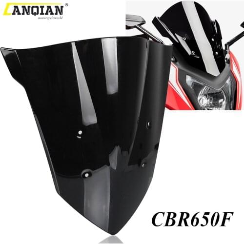 For HONDA CBR650F CBR 650F 650 F 2014 2015 2016 2017 Motorcycle Accessories Windshield Wind Deflector Visor WindScreen Protector