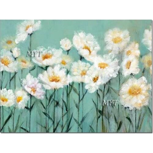 Dropshipping Abstract Flowers Oil Painting No Frame Wall Decorative Art Canvas Wall Decor Picture Paintings High Quality Artwork