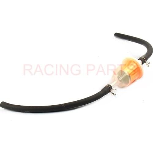 Gas Hose Line Fuel Oil Filter Motorcycle Moto Moped Quad ATV 4 Wheeler Dirt Bike Kit With Tubing Clip Tube Hose Line Petrol Pipe