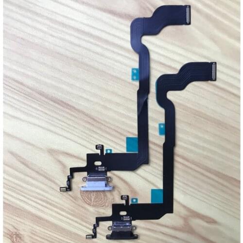 For Apple iPhone X Gray/Black Color Charge Charging port Dock Connector Flex Cable