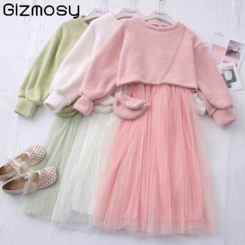 Модные вязаные платья Gizmosy China At AliExpress