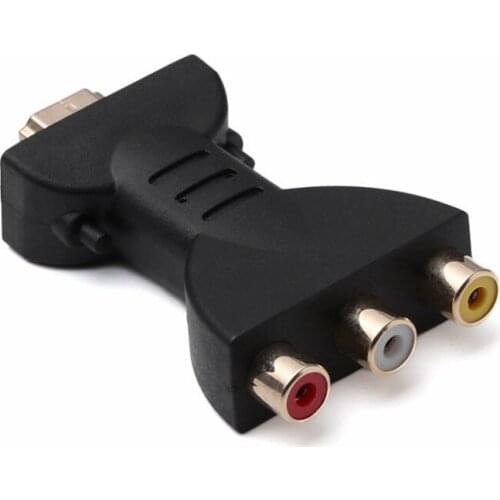HDMI-compatible to AV cable 3 RCA audio and video HD 1080P adapter connector suitable for HDTV HD projector TV box adapter