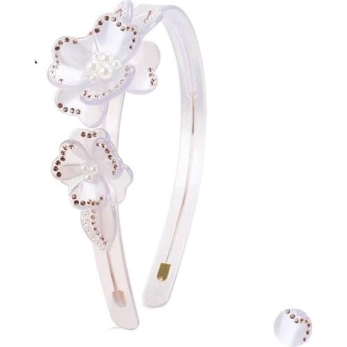 Classic Hair Band - French Styles Hair Ornament for Women Girls Pretty Hair Accessory - Hair Jewelry for Thick Tiara Dance Wear