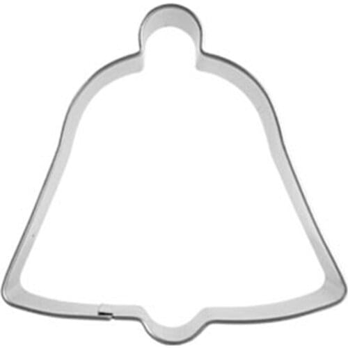 Bell Christmas Cookie Tools Cutter Mould Biscuit Press Icing Set Stamp Mold Stainless Steel Pastry Cutter Toy Kitchen Chinese