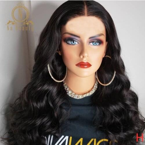 Transparent Invisible Lace Wig 360 Lace Frontal Loose Wave Long Preplucked Bleached Knots Natural Peruvian Remy Nabeauty 180