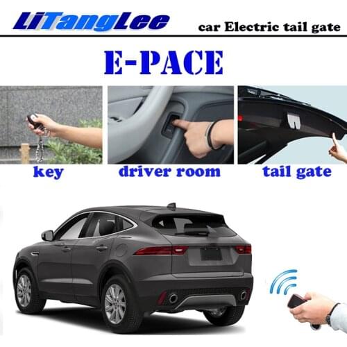 LiTangLee Car Electric Tail Gate Lift Tailgate Assist System For Jaguar E-Pace 2016~2020 Control Trunk Lid