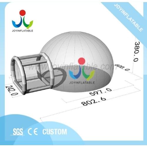 Outdoor 6M Diameter Inflatable Transparent Tent With Waterproof and Fire Resistant