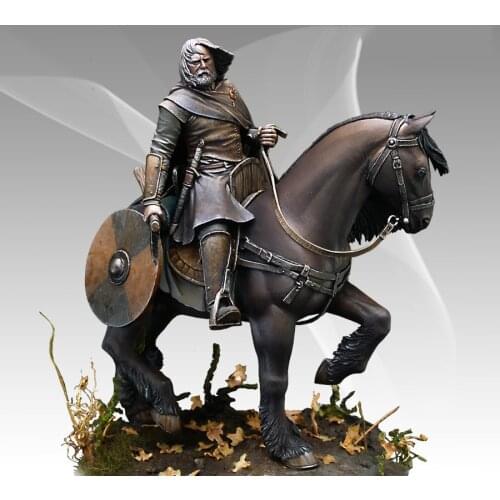 New Unassembled 1/24 Knights of the Crusades 75 mm soldier Resin Kit DIY Toys Unpainted kits