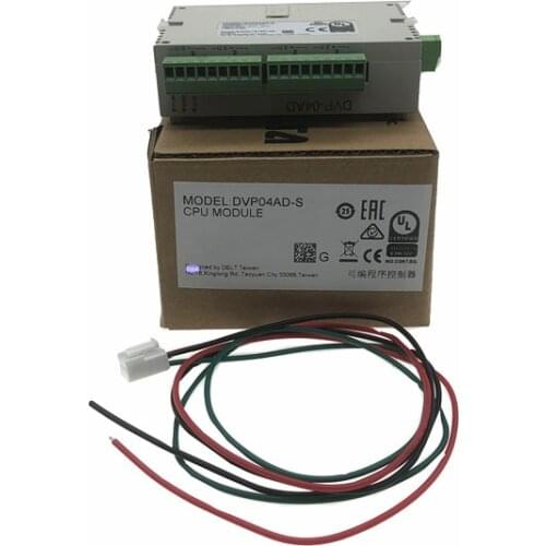 New Original DVP04AD-S PLC 4AI Analog Module