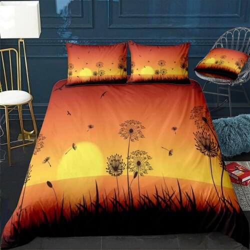 Beach Sunset Beach Sunset Quilt Cover Pillowcase 3Piece Comforter Bedding Set With Pillow Case Single Double Duvet Cover
