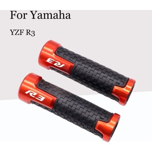 For Yamaha YZF R3 Motorcycle Modified Handle Rubber Sleeve Throttle Grip Gloves CNC Non-slip Grip Accessories