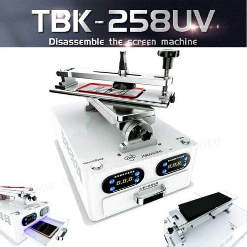 TBK-258UV New 5 in 1 LCD Screen Separate Machine Frame Separating Glue Remover With UV Cring Lamp For iphone Samsung Huawei