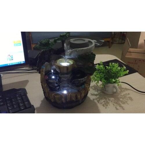 Humidifier/fengshui turn water fountain rockery