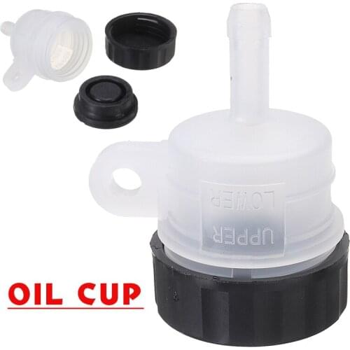 Motorcycle Rear Brake Fluid Reservoir Clutch Tank Oil Fluid Cup Moto Rear Brake Master Cylinder Oil Cup Parts