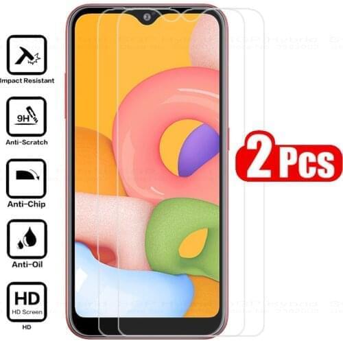 For Samsung Galaxy A01 Screen Protector A01 samsunga01 protective Glass Film For samsung a 01 Tempered Glass Cover 5.7