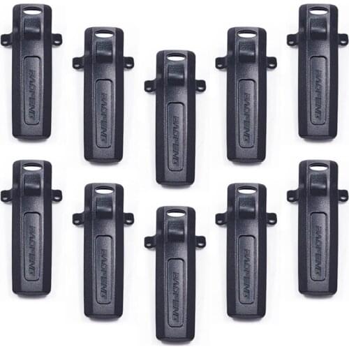 2PCS 5PCS 10PCS Original Baofeng UV-82 Belt Clip with Screrws for Baofeng BF-UV82 UV-82 Plus Walkie Talkie UV 82