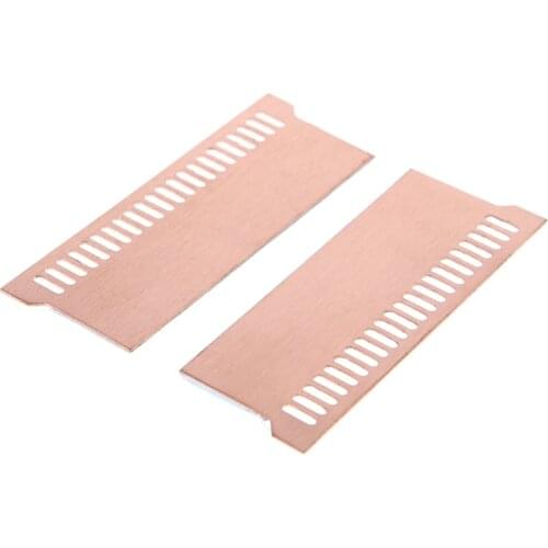 2Pcs Pure Copper Notebook Gaming Laptop Memory Heatsink Cooling Vest 0.5mm Radiator