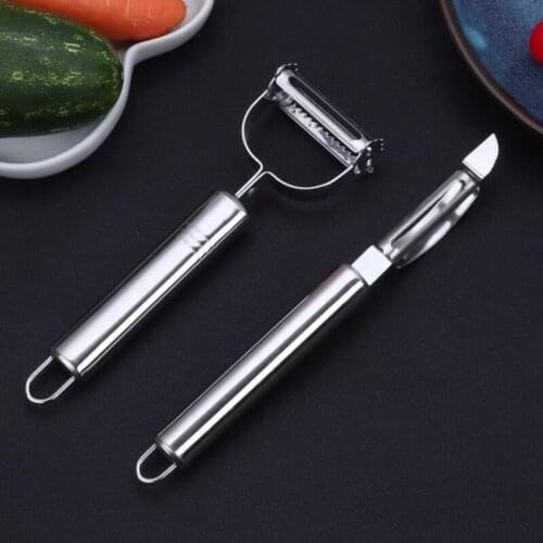 2Pc Stainless Steel Peeler Kitchen Potato Peeler Vegetable Shredder Metal Carrot Grater Slicer Fruit Peeler Kitchen Tools Gadget