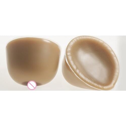 4100g/pair Very Large Classic Round Breast Form Artificial Silicone Brown Boobs Drag Queen Shemale Crossdresser Breast Enhancer