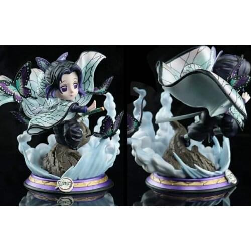 Anime Demon Slayer: Blade GK Worm Pillar Kochou Shinobu One Shot Scene Statue Boxed Figure