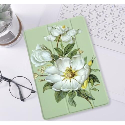 Plants Art for Air 4 ipad 8th Generation Case 2019 7th 6th Pro 11 Case 2020 Mini 5 Cover Soft Silicone Mini 2 10.5 Air 2