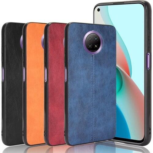 For Xiaomi Redmi Note 9T 5G Case Suture Soft Edge PU Leather Hard Phone Cover For Xiaomi Redmi Note 9T 5G Case Cover 6.53"