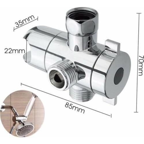 Bathroom Shower Head Diverter Sprayer Arm Mount 3-Way Valve Fix Bracket Brand New And High Quality 2020