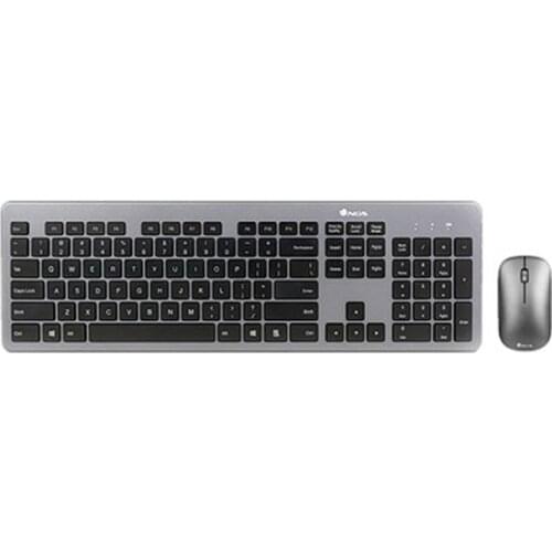 Keyboard and Wireless Mouse NGS Matrixkit 1600 dpi Black