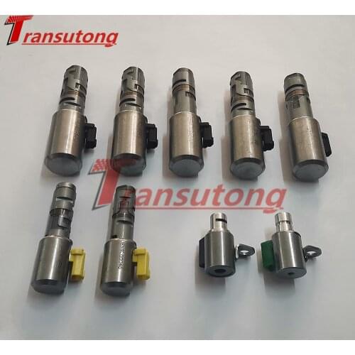 9 Pcs 0C8 Transmission Gearbox Solenoid valve kit For Audi VW