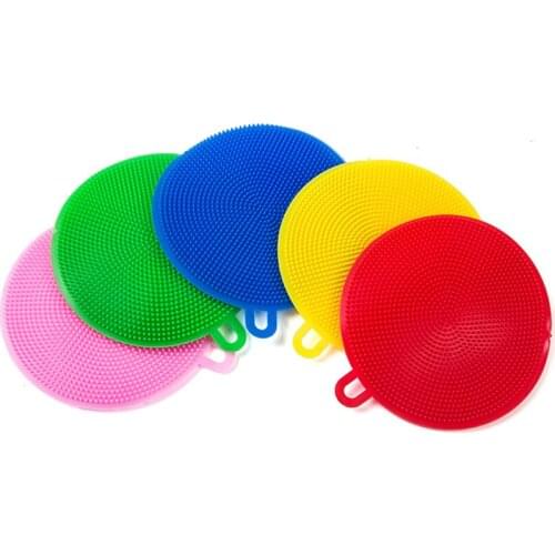 Kitchen Tools Cleaning Brush Dishwashing Bowl Cleaner Multi-functional Fruit Vegetable Cutlery Kitchenware Brushes New