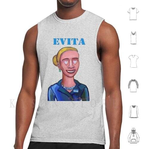 Evita With Hearts 3 Tank Tops Vest Sleeveless Kirchnerism Peronism Argentina Buenos Aires Politics Nestor Kirchner Politic