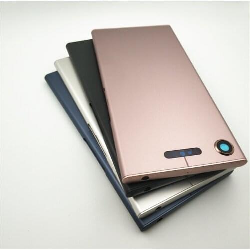 New Metal Battery Housing Door For Sony Xperia XZ1 G8341 G8342 Back Cover Case Battery Door Back Cover Housing Frame