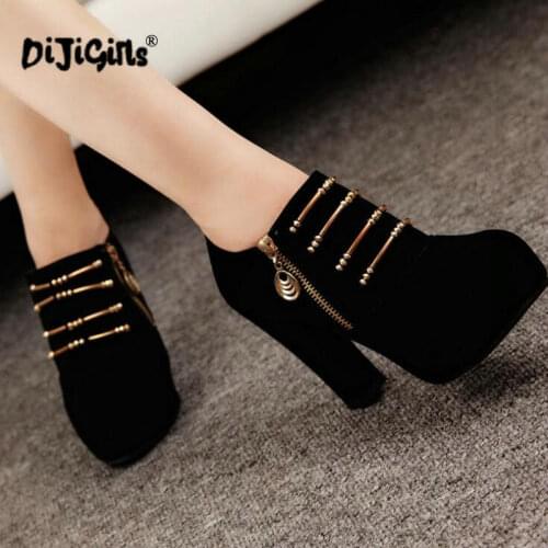 New 10.5cm high heels women pumps casual women shoes high heel ankle boots women boots summer shoes women pumps botas A067